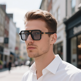 Riven Double-Bridge Acetate Glasses